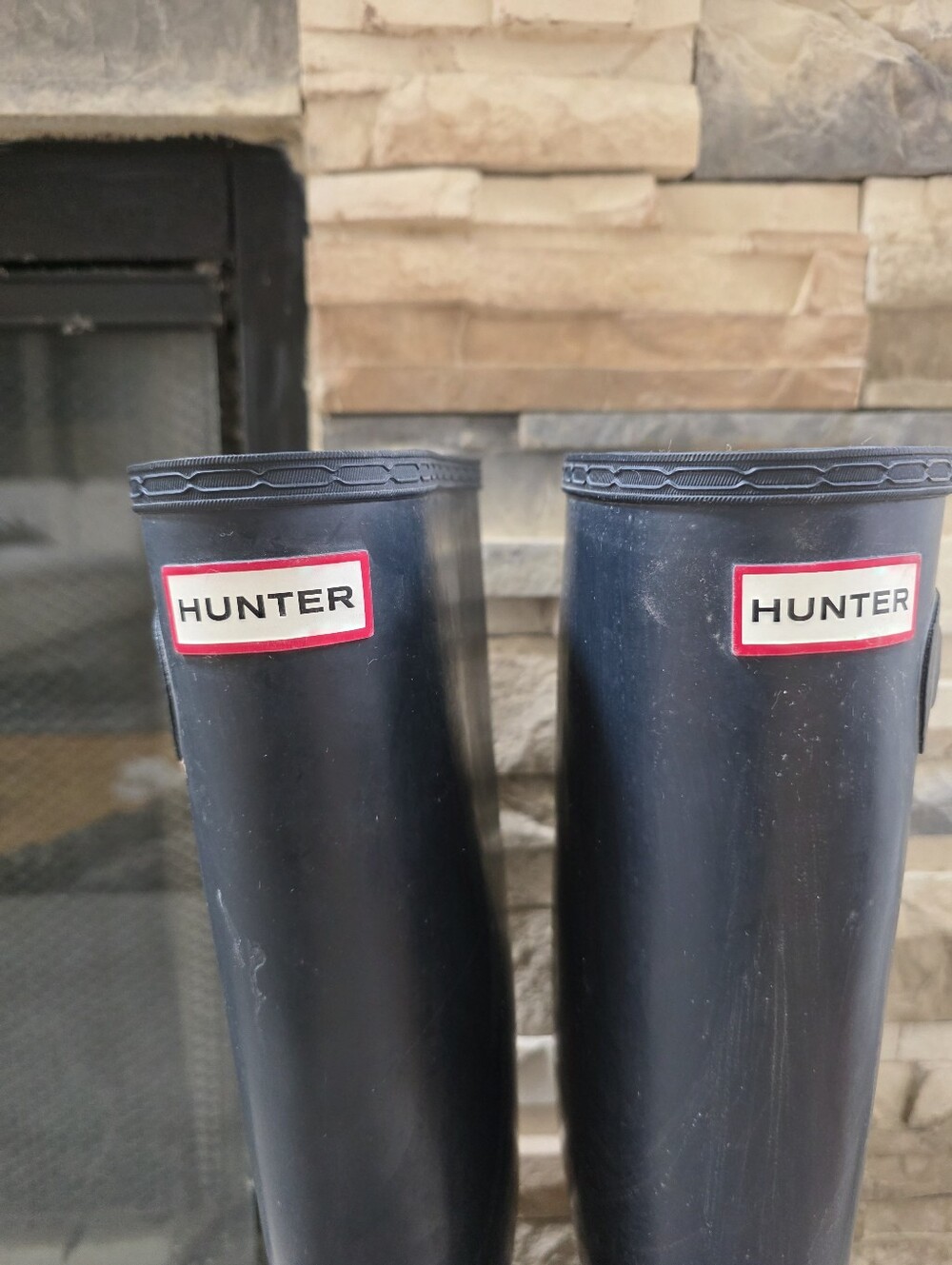 Hunter Women's Original Tall Rain Boots Black Knee High 7M/8F - Picture 4 of 13